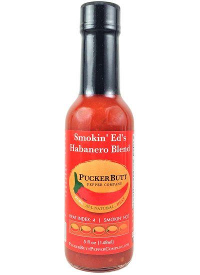 Pucker Butt Smokin Ed’s Habanero Blend Hot Sauce, 5oz.