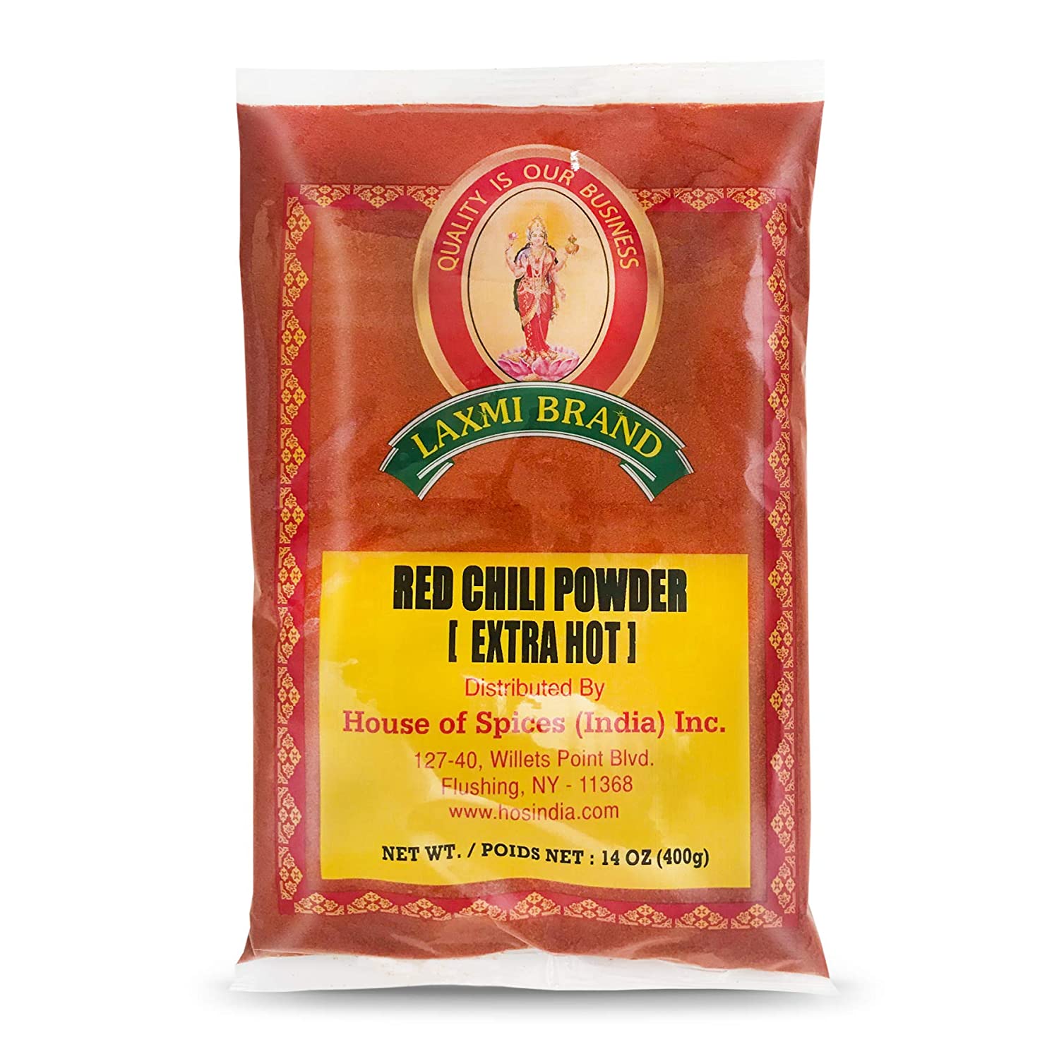 Laxmi Red Chilli Powder (Xtra Hot) – 14oz (400g)