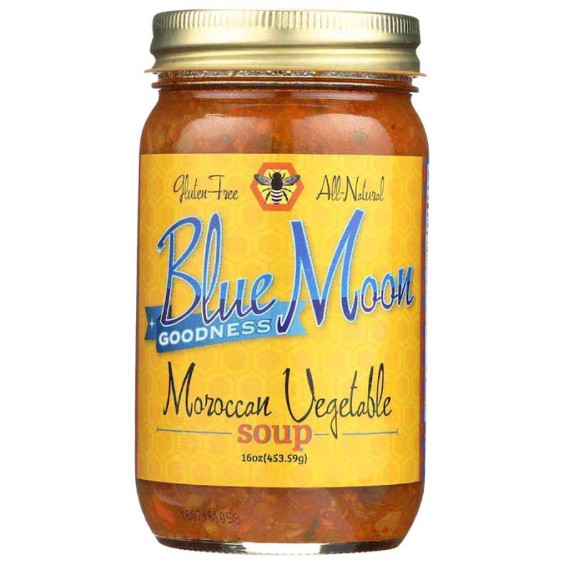 Blue Moon Goodness: Moroccan Vegetable Soup , 16 Oz | Pack of 6
