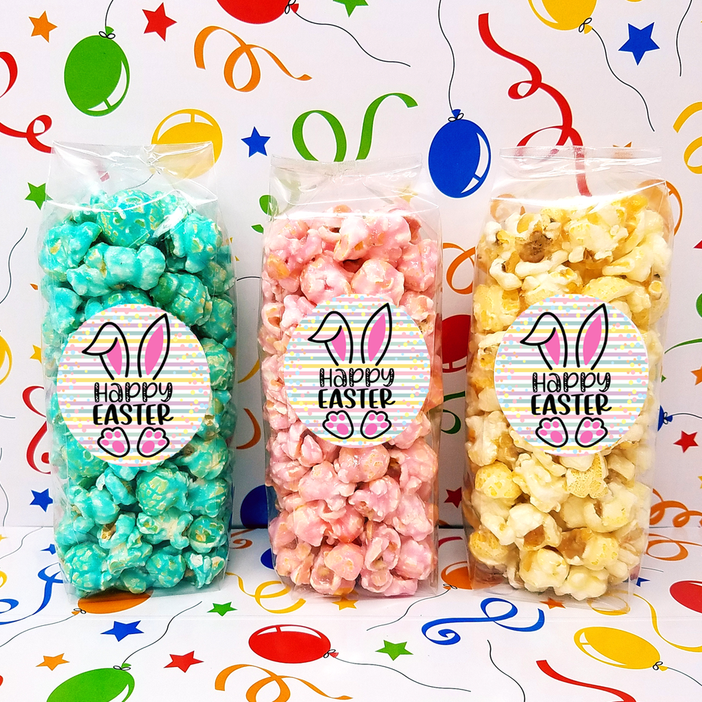 Easter Bunny Stripes – Popcorn Party Favors