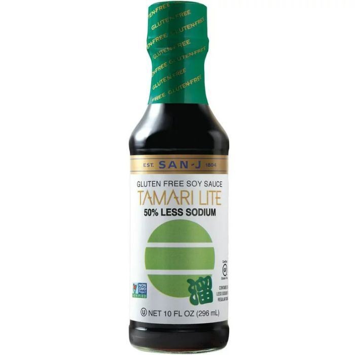 San J – Tamari Lite Organic Less Sodium 10 Oz – Pack Of 6