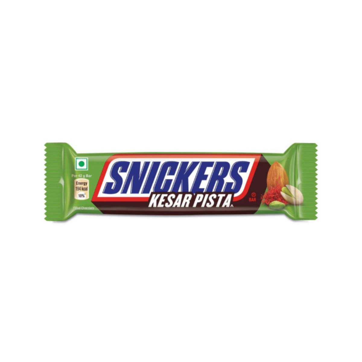 Snickers Kesar Pista Chocolate Bar – 42G