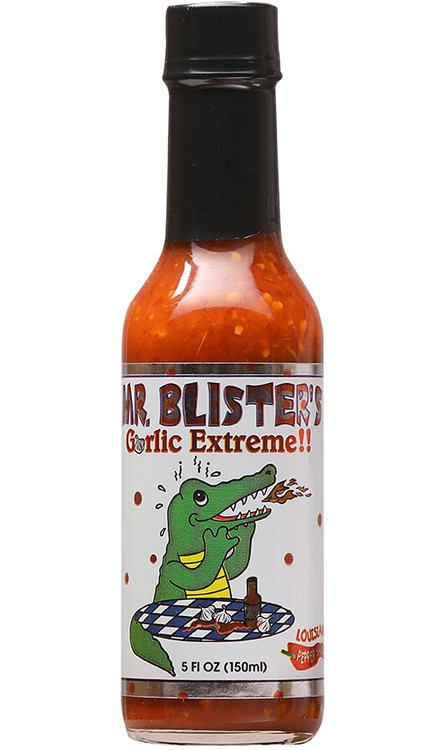 Mr. Blister’s Garlic Extreme Hot Sauce, 5oz.