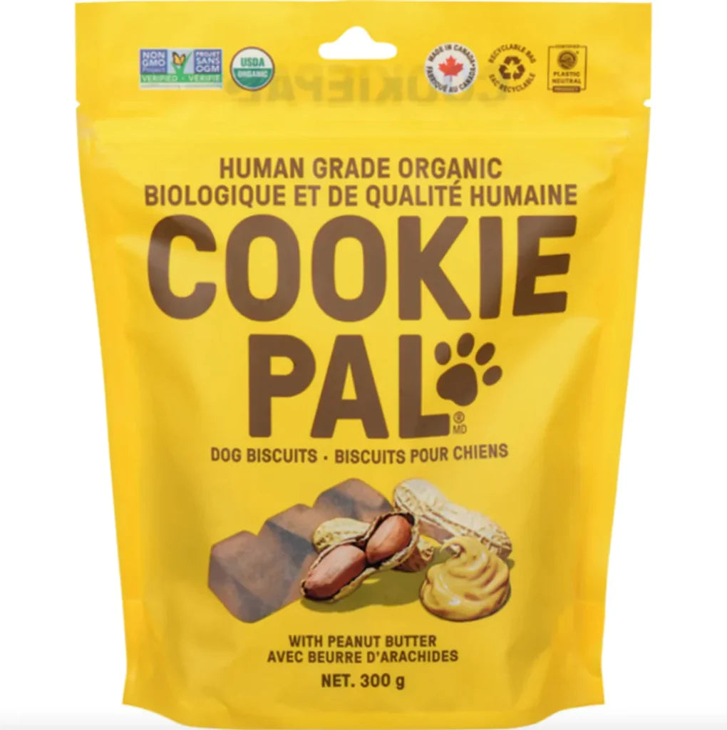 Cookie Pal Organic Dog Treats Peanut Butter – 10oz