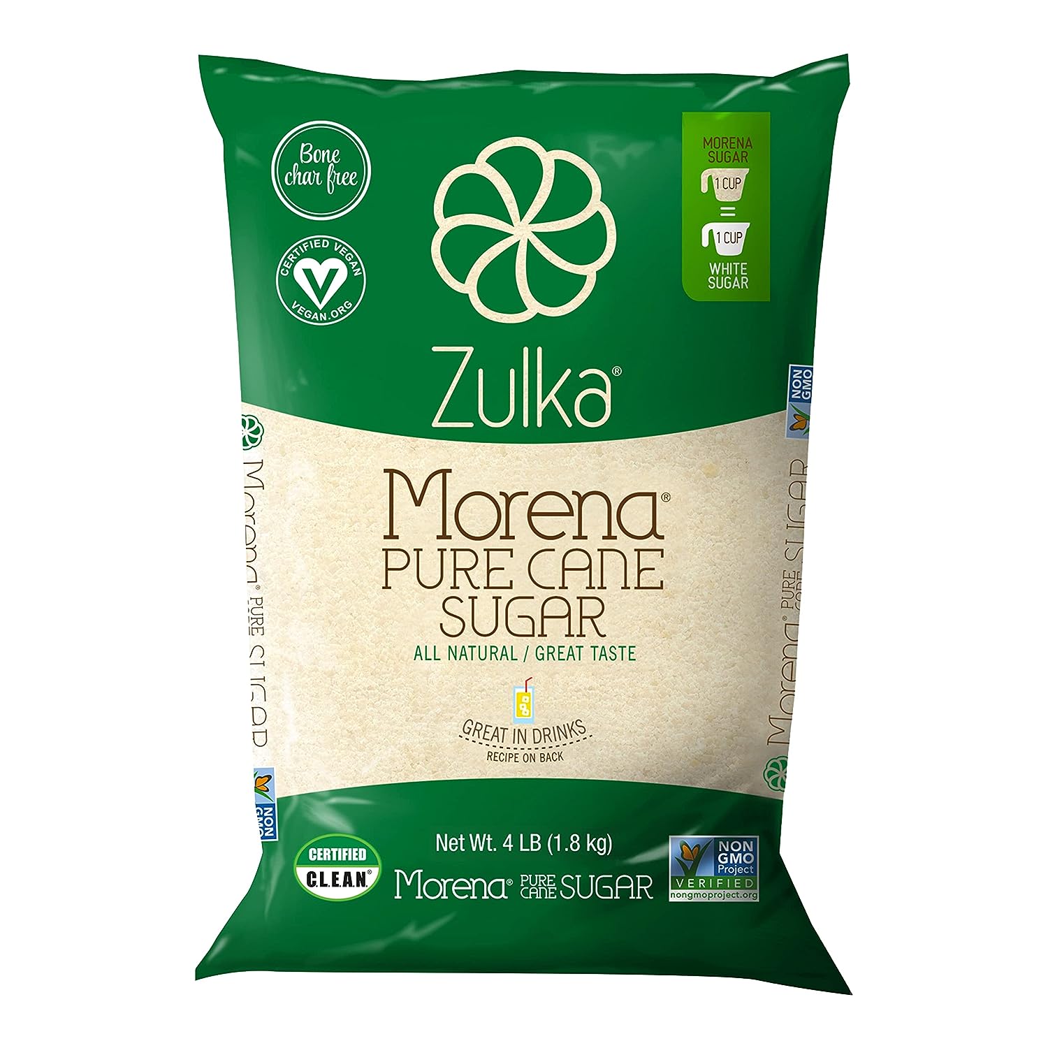Zulka – Sugar Cane 4 Lb – Pack Of 10