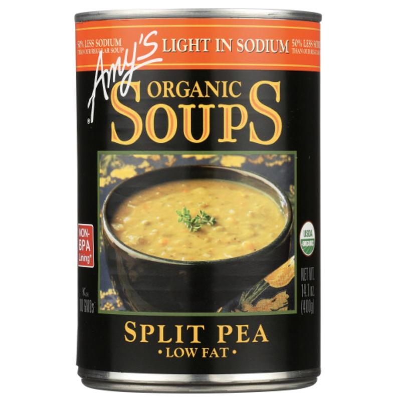 Amy’s – Split Pea Low Fat Soup, 14.1oz