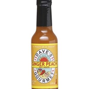 Hot Sauce Daves Gourmet Ginger Peach Daves Gourmet 5 oz Heat 6