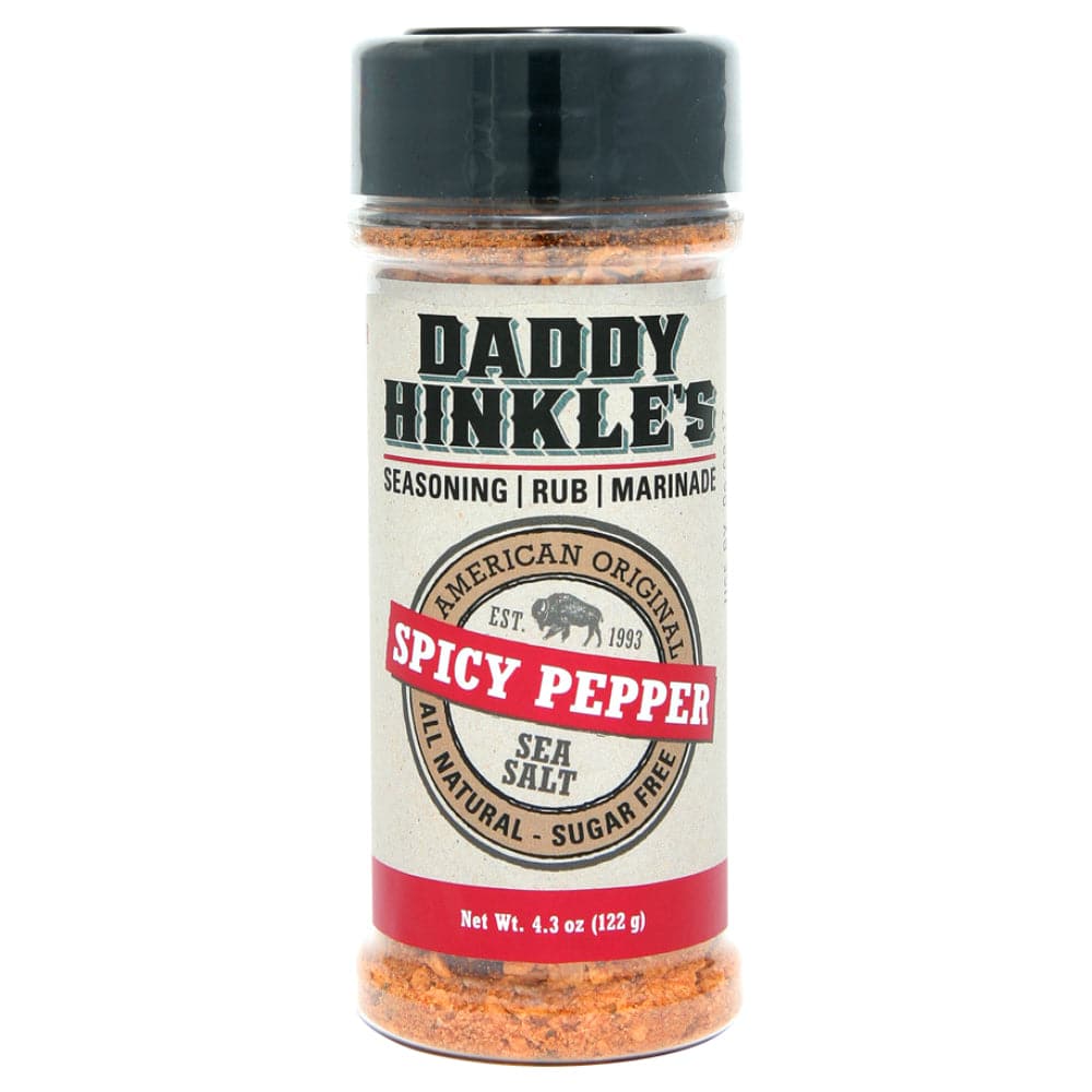 Daddy Hinkle – Sea Salt Spicy Pepper Seasoning, 4.3 Oz