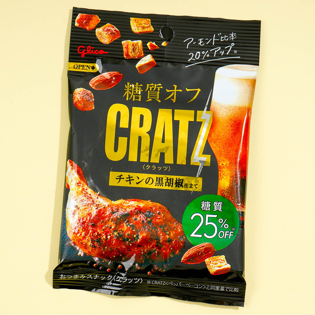 Glico Kratz Corn Snacks – Black Pepper Chicken
