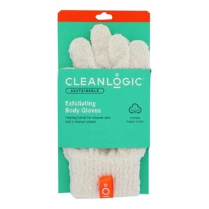 Cleanlogic – Exfoliating Bath Gloves, 1 Each