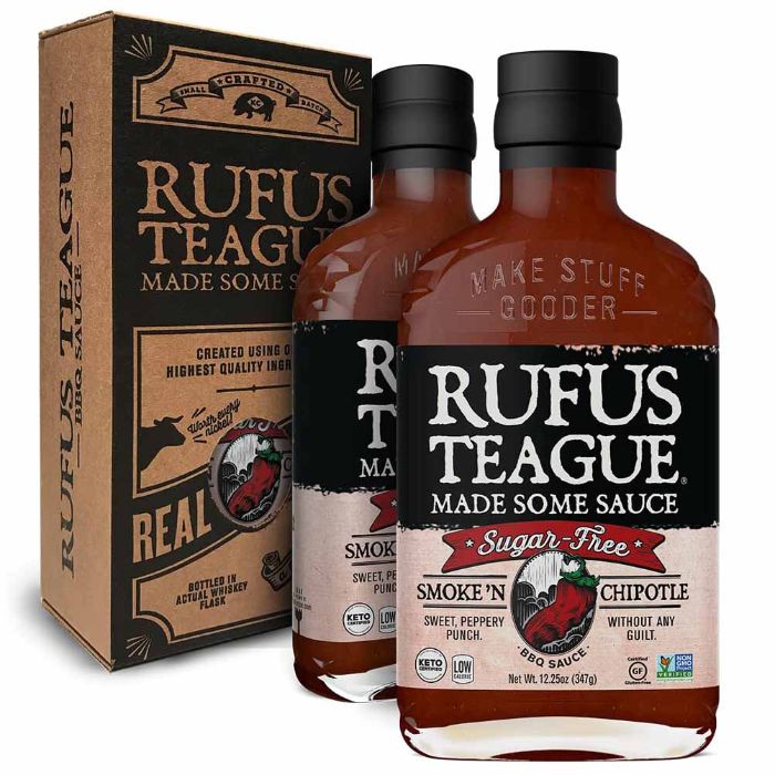 Rufus Teague Sauce Bbq Smoke Chipotle Sugar free 12.25 Oz – Pack Of 6