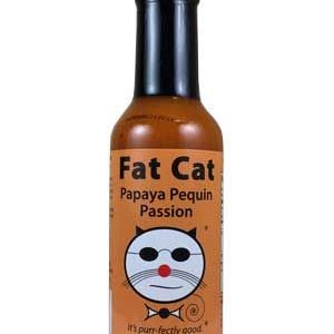 Fat Cat Papaya Penguin Passion Hot Sauce, 5oz.