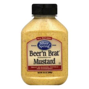Silver Spring – Mustard Beer & Brat, 9.5 OZ – Pack of 9