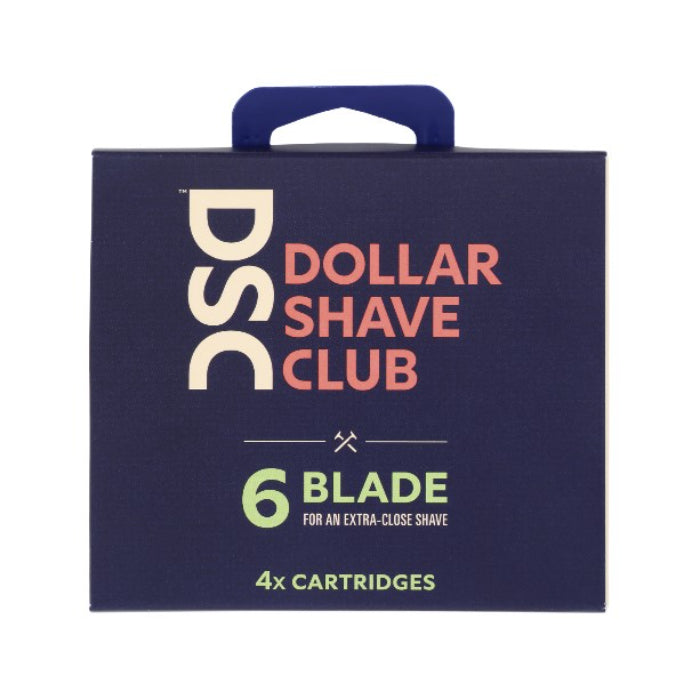 Dollar Shave Club – Razor Refill Dispense 6 Blade, 1 Each (Pack Of 4)