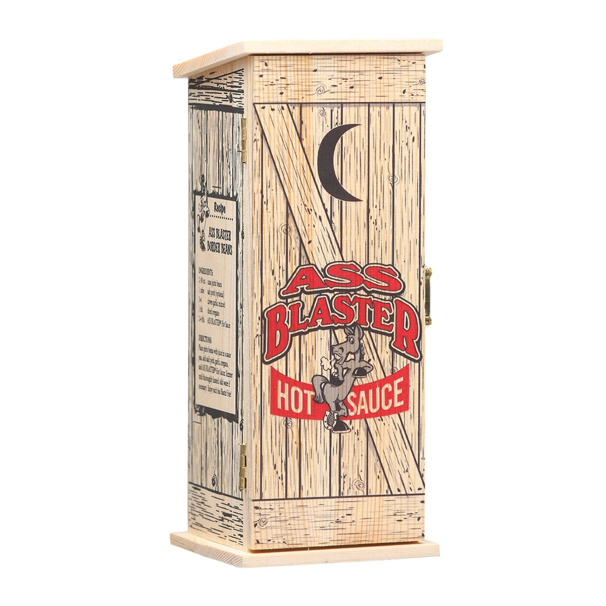 Ass Blaster Collector’s Hot Sauce with Wooden Outhouse