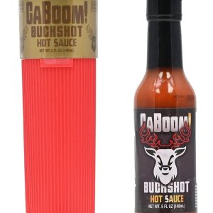 Hot Sauce CaBoom! Buckshot 5oz Red Shotgun Shell Case Heat 10+++Extrac