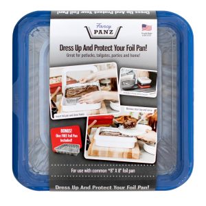 Fancy Panz – Square Set – 8×8 Pan Frame w/ Lid & Serving Spoon-Denim B