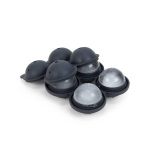Sphere Ice Cocktail Silicone Ice Tray: Charcoal