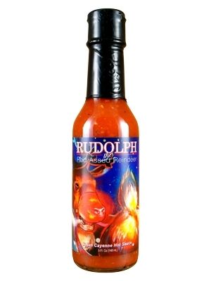 Rudolph the Red-Assed Reindeer Cajun Hot Sauce, 5oz.