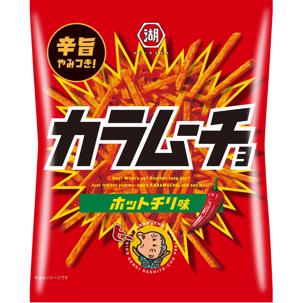 Koikeya Karamucho Sticks Hot Chili Flavor 97g – Made in JAPAN – Tokyo Sakura Mall