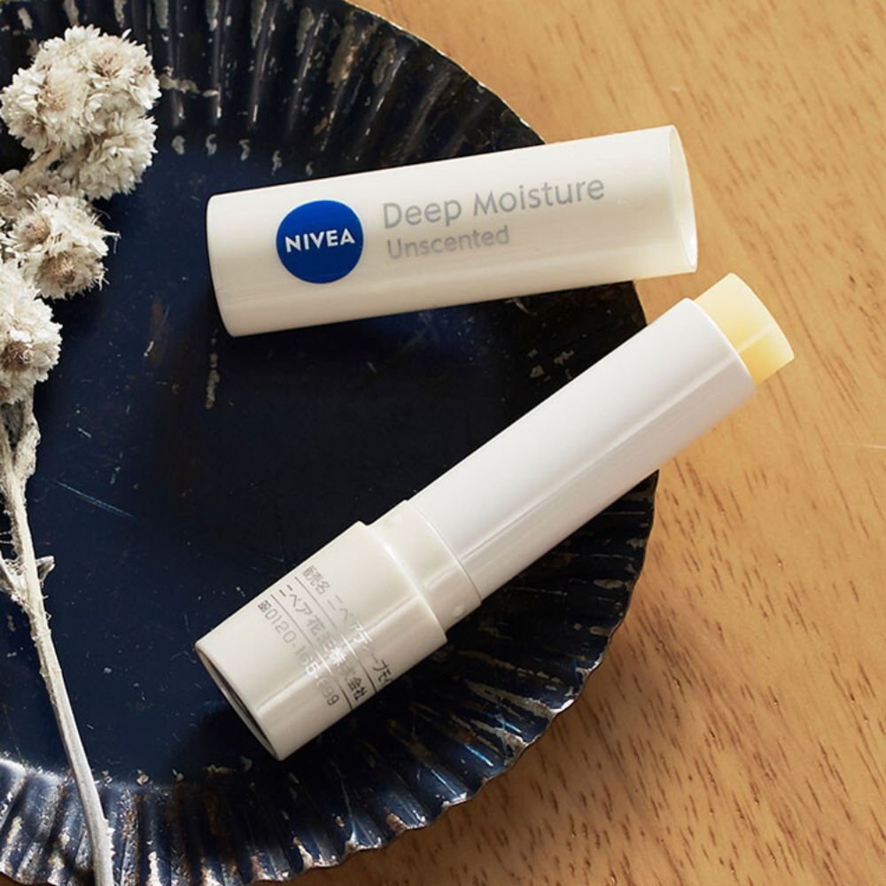 Kao NIVEA Deep Moisture Lip Unscented – Made in JAPAN – Tokyo Sakura Mall