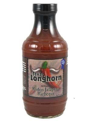 Texas Longhorn Rodeo Jalapeno Barbeque Sauce, 15oz.