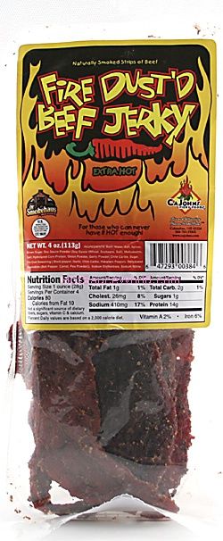 Fire Dusted Beef Jerky, 4oz.
