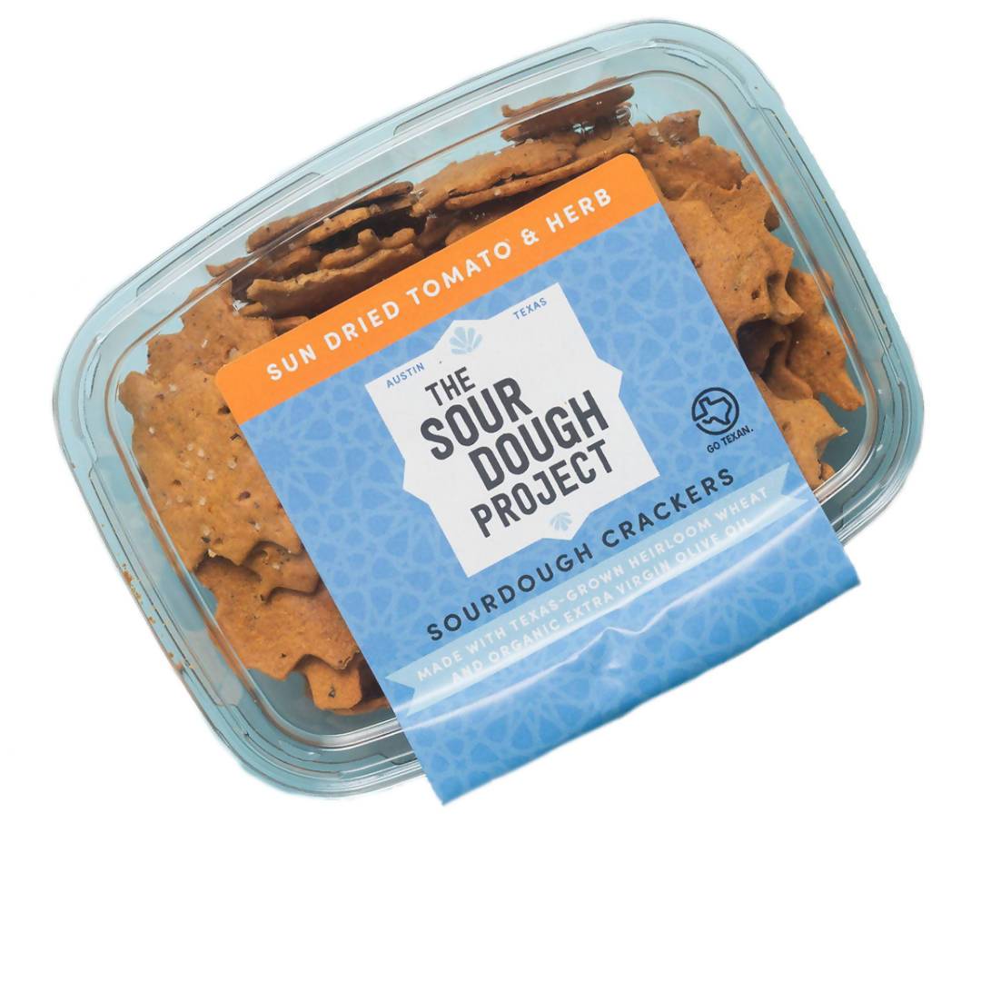 Sourdough Project Sun Dried Tomato & Herb Sourdough Crackers Box – 12 boxes x 6oz