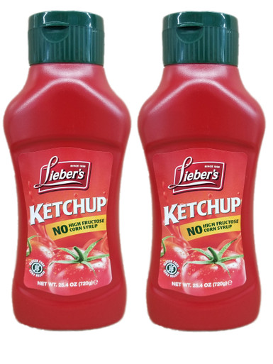 Lieber’s Passover Ketchup, 25.4 oz (Pack of 2)