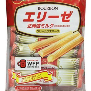 Bourbon “ELISE, Milk Cream Wafer” Crepe cookies, 16 bars in 1 pack, 65g