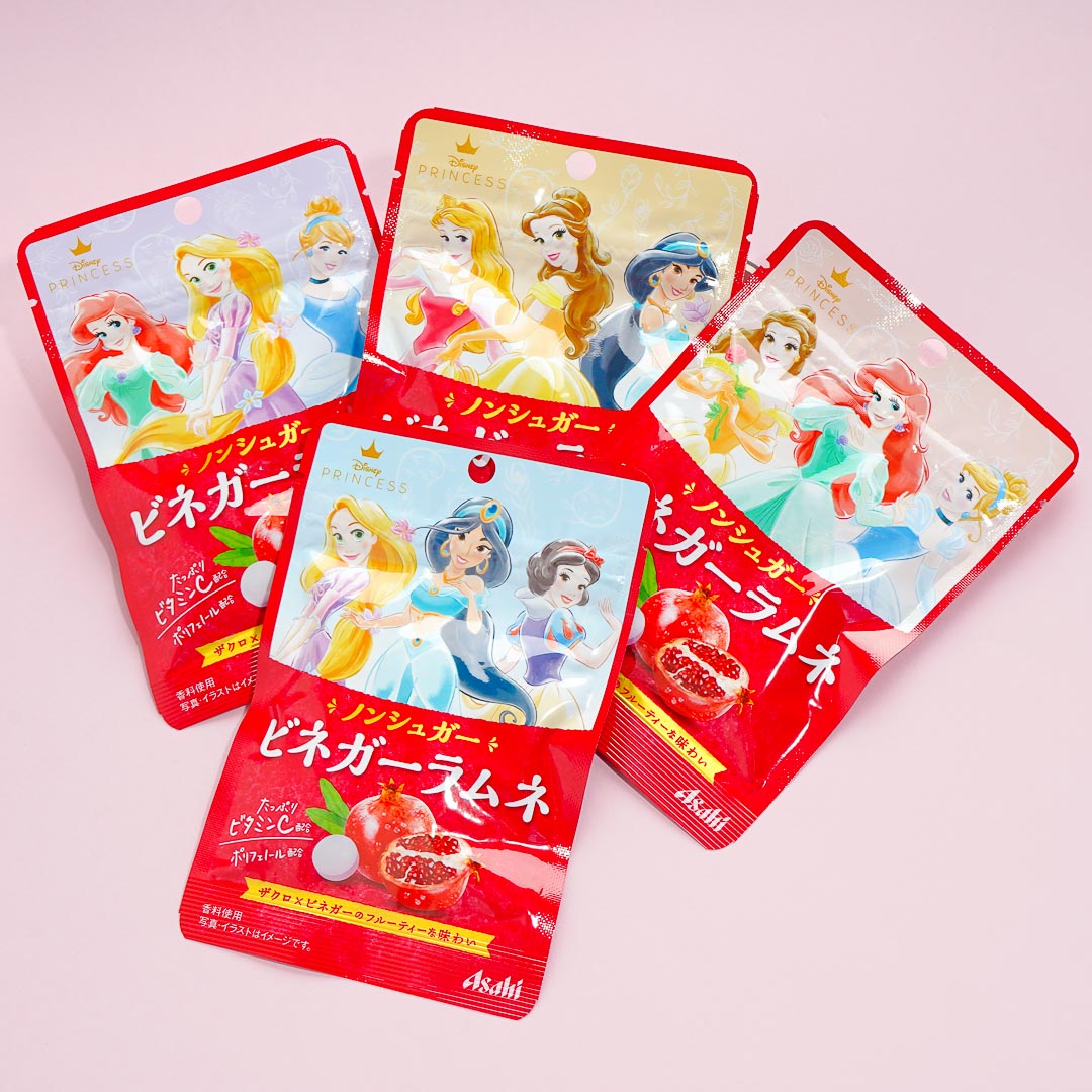 Disney Princess Sugar-Free Ramune Candy – Pomegranate Vinegar
