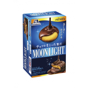 Morinaga “Moon Light Cookie, Chocolate” 14 pcs in 1 box, 99g