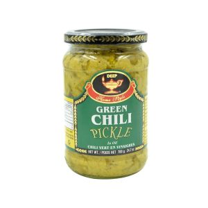 Deep Green Chilli Pickle 24.7 Oz