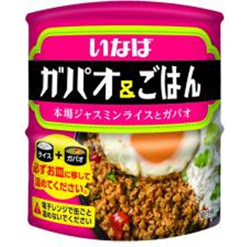 Inaba, Gapao & Cooked Jasmin Rice Set, Canned, 245g