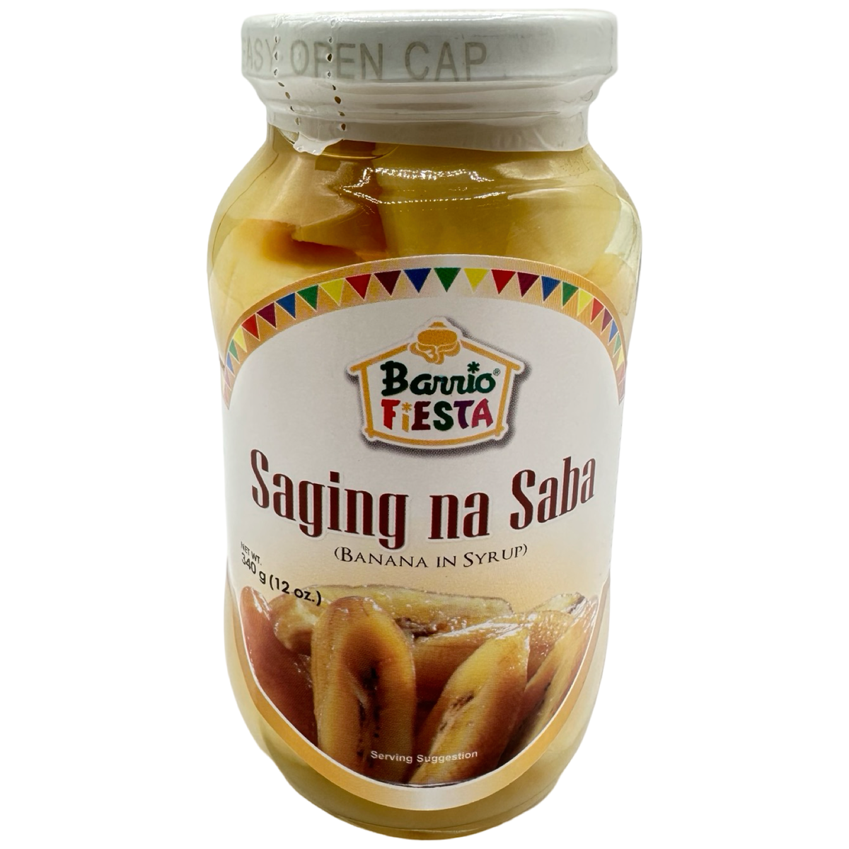 Barrio Fiesta – Saging Na Saba – Banana in Syrup – 340 G (12 OZ)