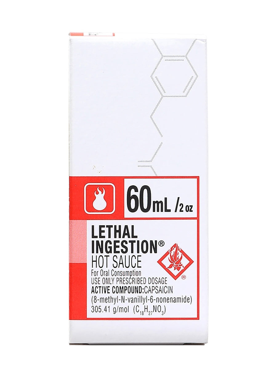 Hot Sauce Lethal Ingestion 2 oz Heat 10+++