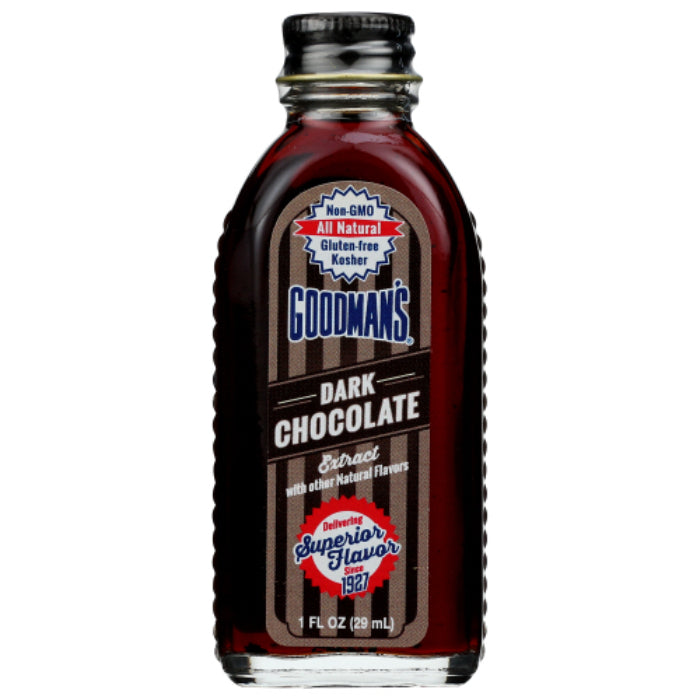 Goodmans – Extract Chocolate Dark, 1 Floz (Pack of 6)