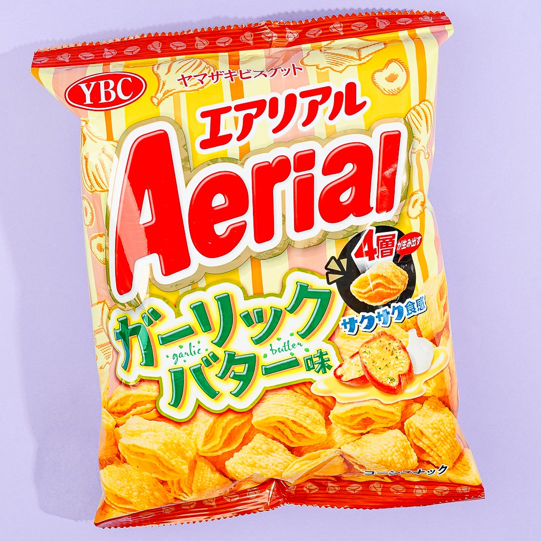 Aerial Corn Snacks – Garlic Butter