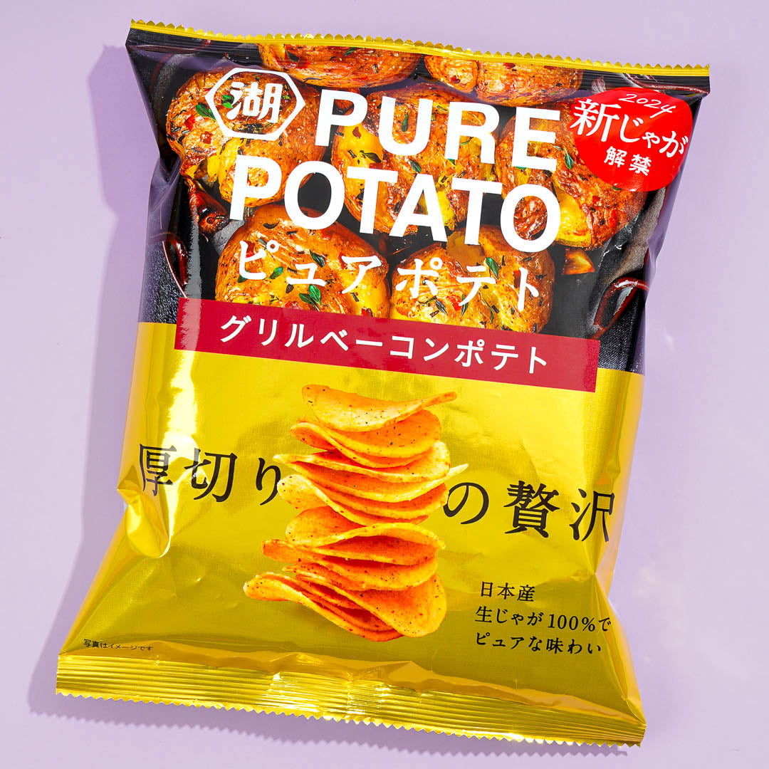 Koikeya Pure Potato Chips – Grilled Bacon