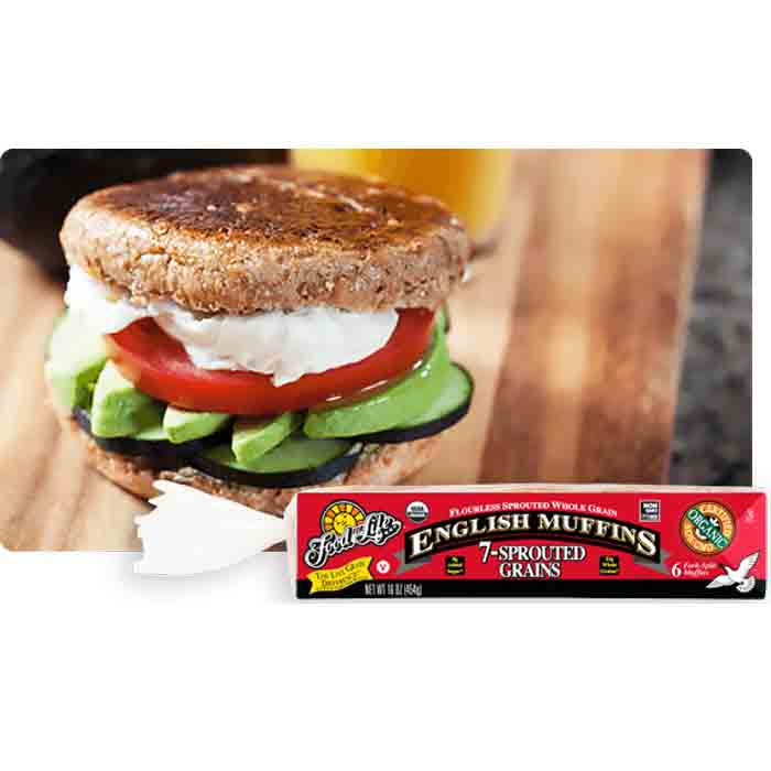 Food For Life – English Muffins Ezekiel, 16oz | Multiple Flavors | Pac