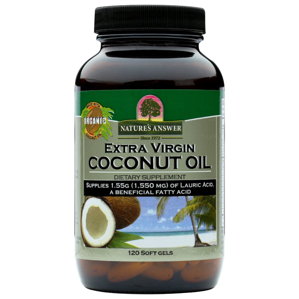 Nature’s Answer – Extra Virgin Coconut Oil Softgel – 120pc