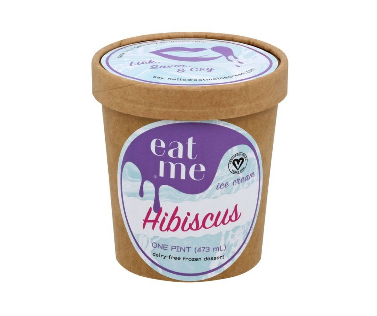 Hibiscus Vegan Ice Cream Pints – 8 x 16oz