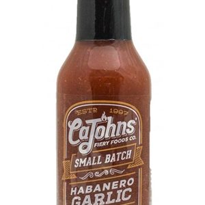 CaJohn’s Small Batch Habanero Garlic Pepper Sauce, 5oz.