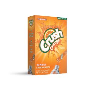 Crush – Orange Powder Drink Mix, 0.54 oz (6-Pack) | Pack of 12