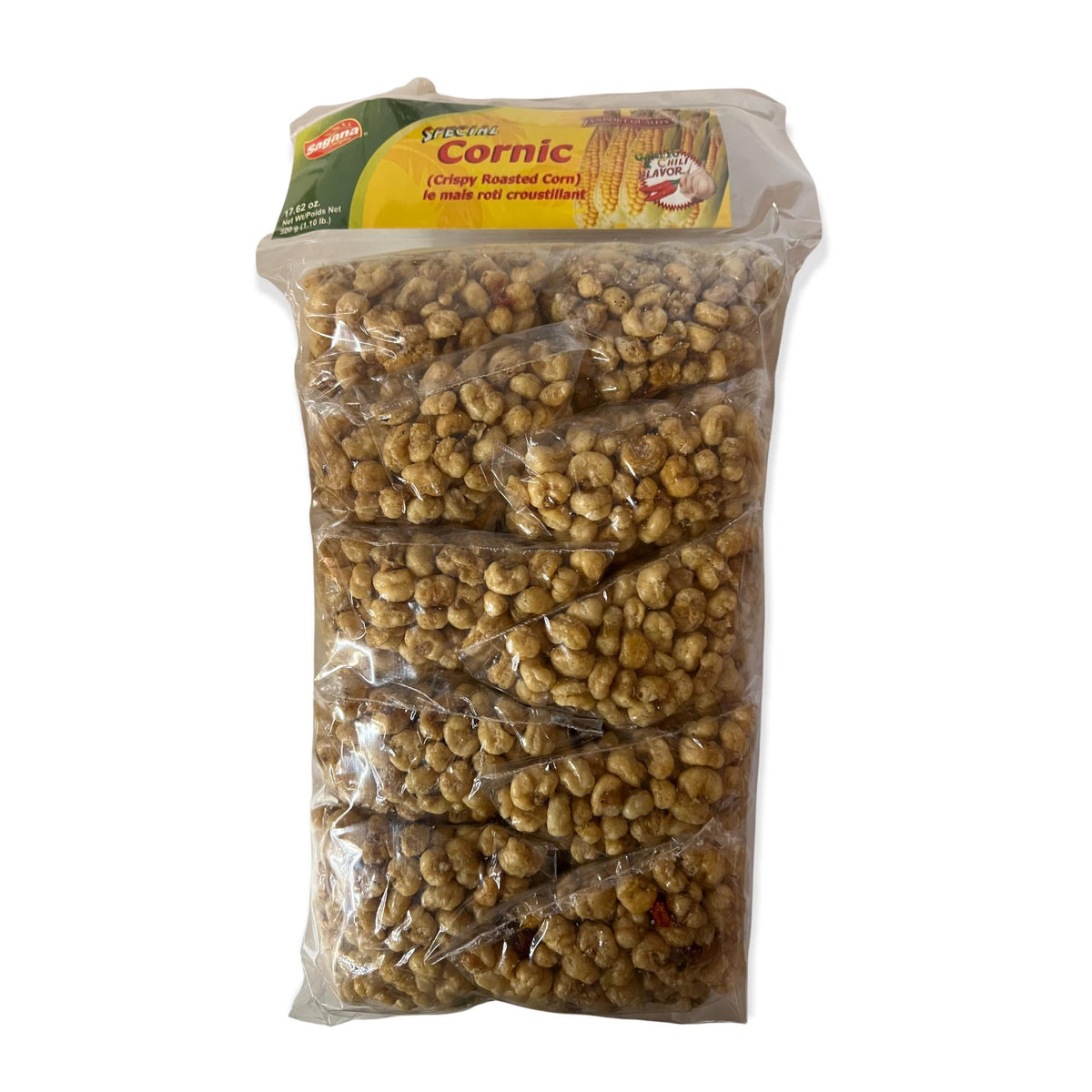 Sagana – Special Cornic – Crispy Roasted Corn – Garlic and Chili Flavor – 500 G