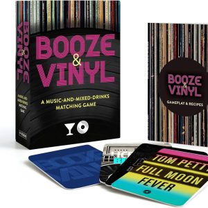 Booze & Vinyl A music & Mixed Drinks Matching Game