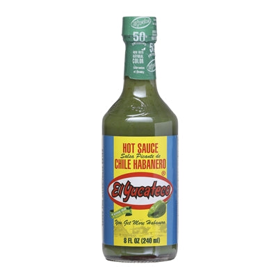 Hot Sauce El Yucateco Green 8 oz Heat 9