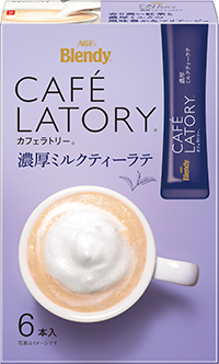 Ajinomoto, Cafe Latory, Tea with Milk, 6 Sticks in 1 Box, Sale