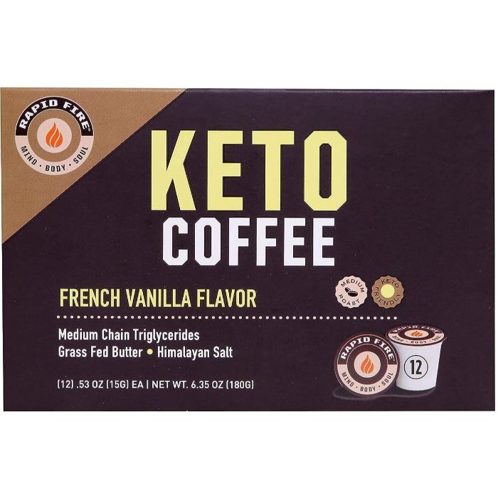 Rapid Fire Coffee Pods French Vanilla 12 Ea – Pack Of 4