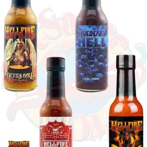 Hellfire Milder Hot Sauces Gift Set, 4/5oz.